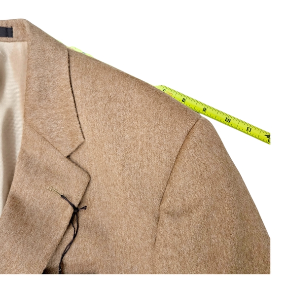 NWT Tasso Elba 100% Camelhair Tan Men's Sport Jacket R41 - Picture 14 of 15